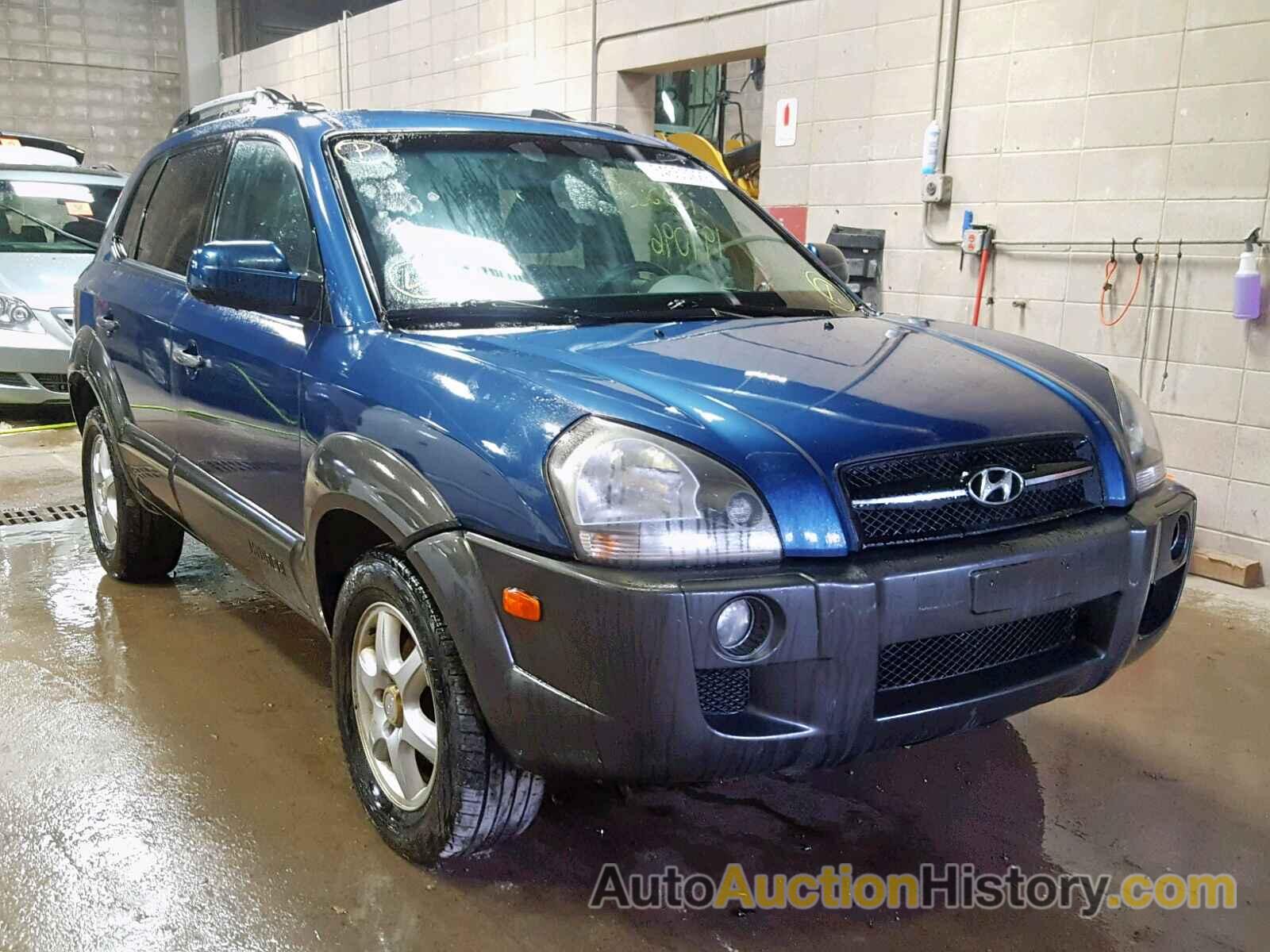 2005 HYUNDAI TUCSON GLS, KM8JN72D65U071049