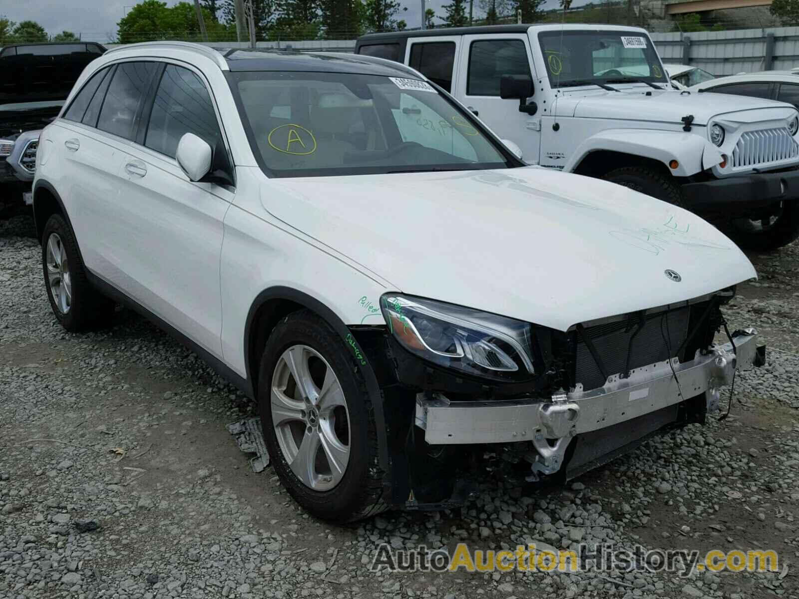 2018 MERCEDES-BENZ GLC 300, WDC0G4JB4JV028210