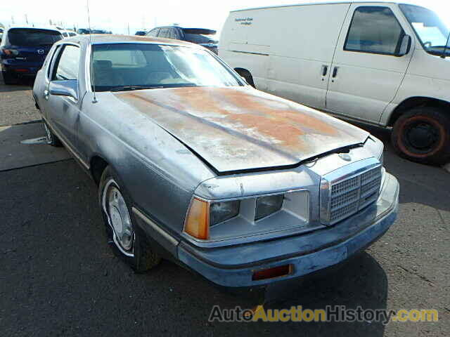 1986 MERCURY COUGAR, 1MEBP9231GH606529