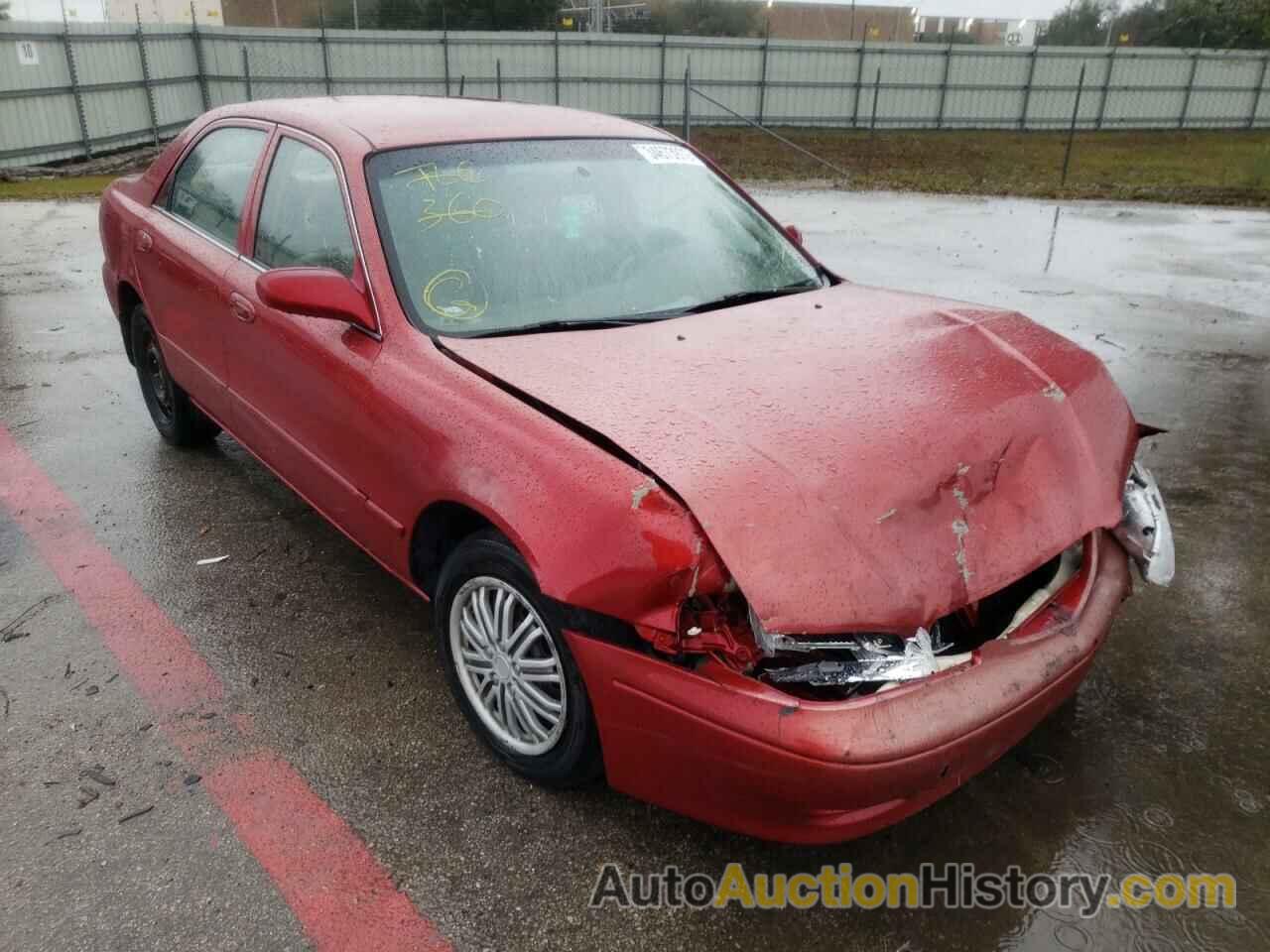 2000 MAZDA 626 ES, 1YVGF22D0Y5126859