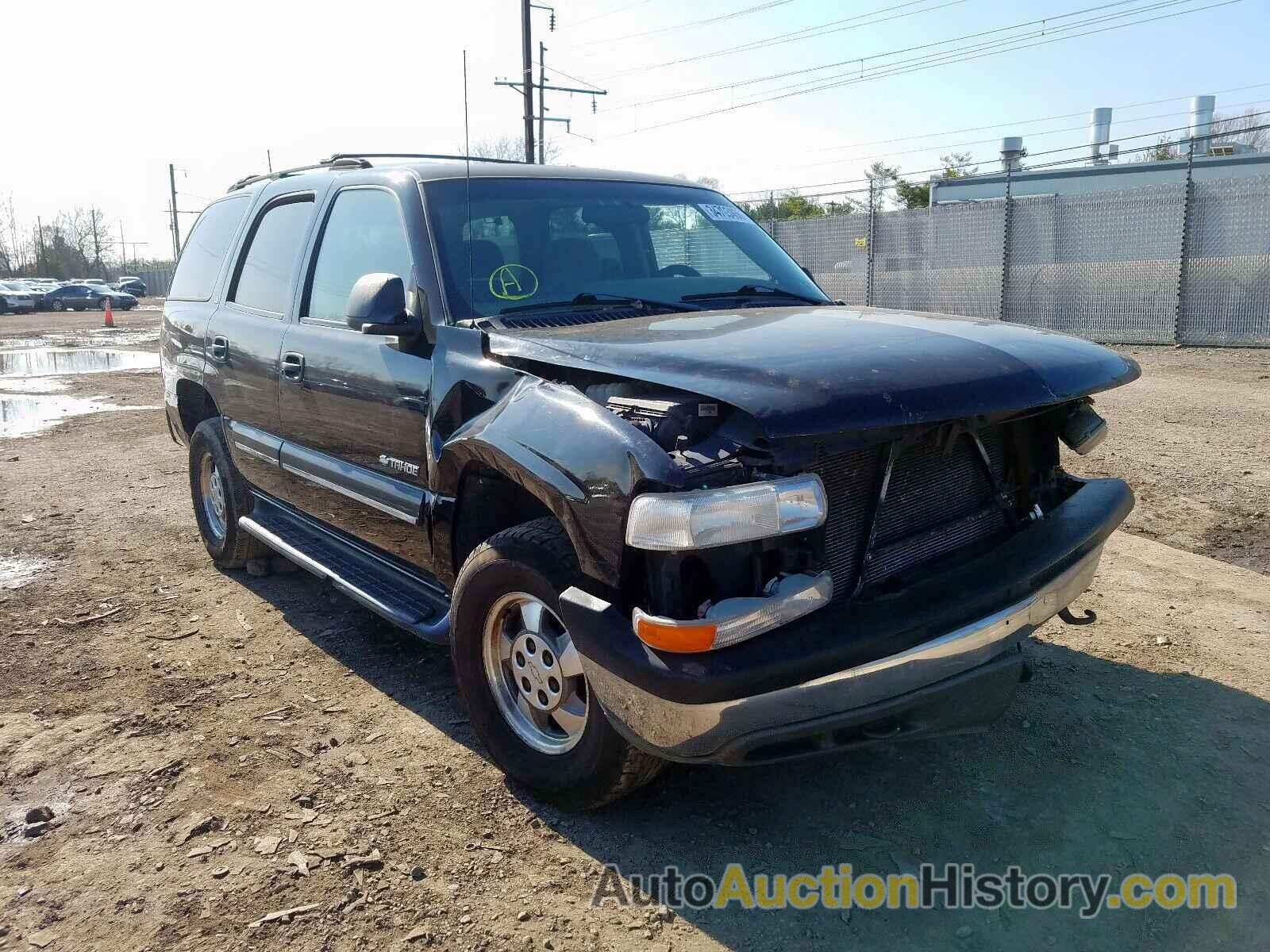 2001 CHEVROLET TAHOE K150 K1500, 1GNEK13T11R168844