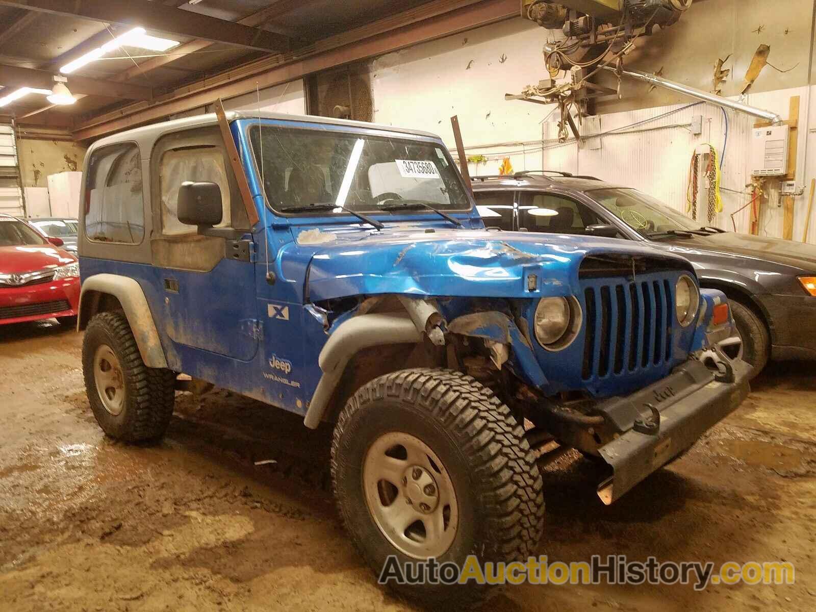 2003 JEEP WRANGLER C COMMANDO, 1J4FA39S73P301190