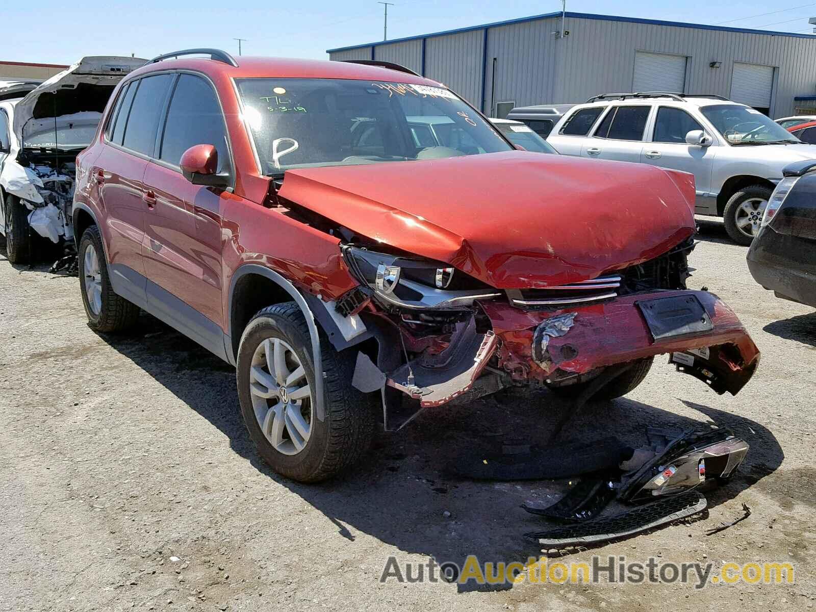 2016 VOLKSWAGEN TIGUAN S, WVGAV7AX0GW001422