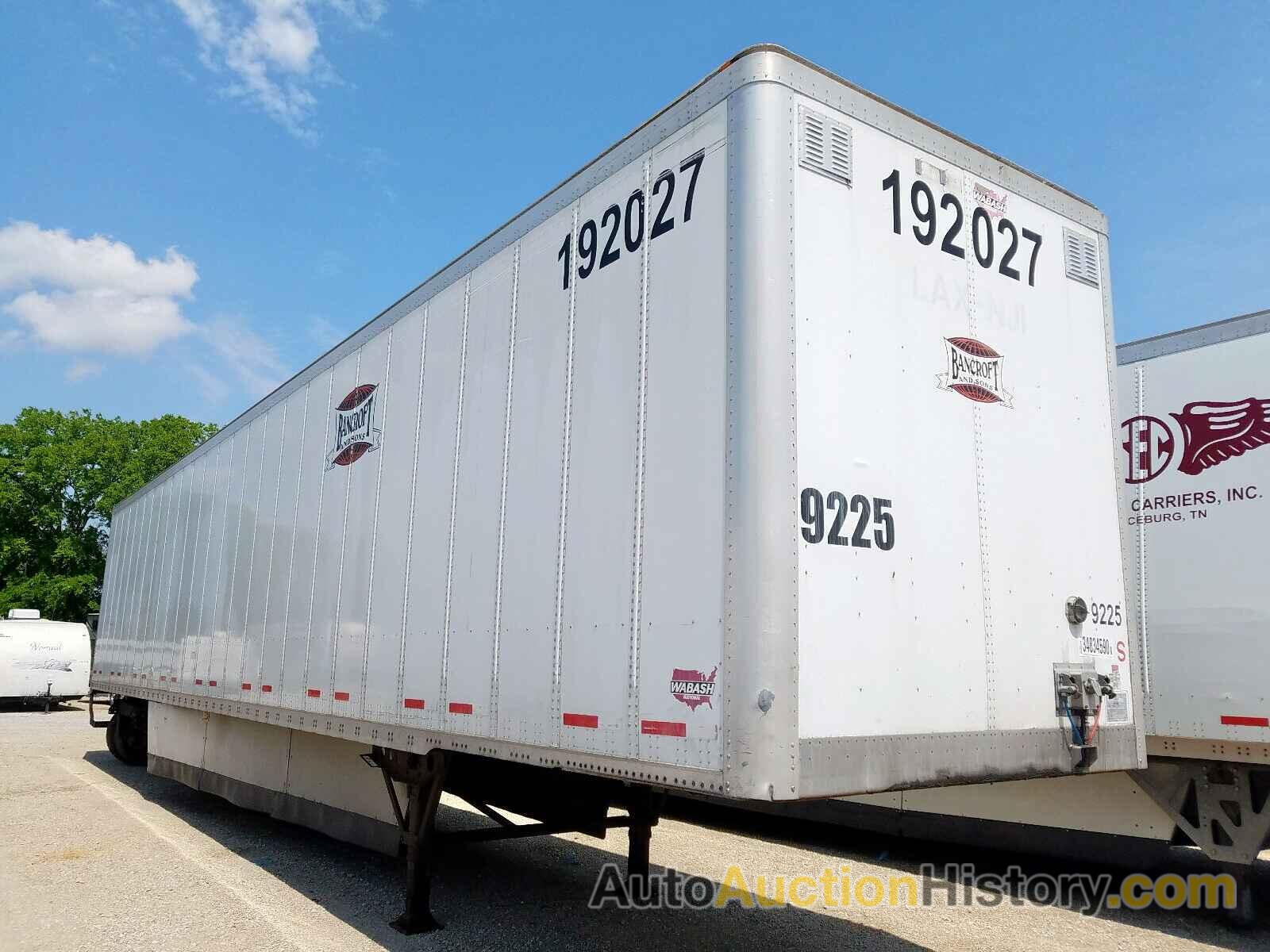 2013 WABASH TRAILER, 1JJV532D0DL786984