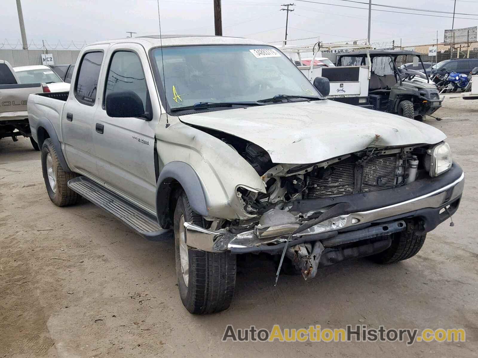 2004 TOYOTA TACOMA DOUBLE CAB PRERUNNER, 5TEGN92N84Z346820
