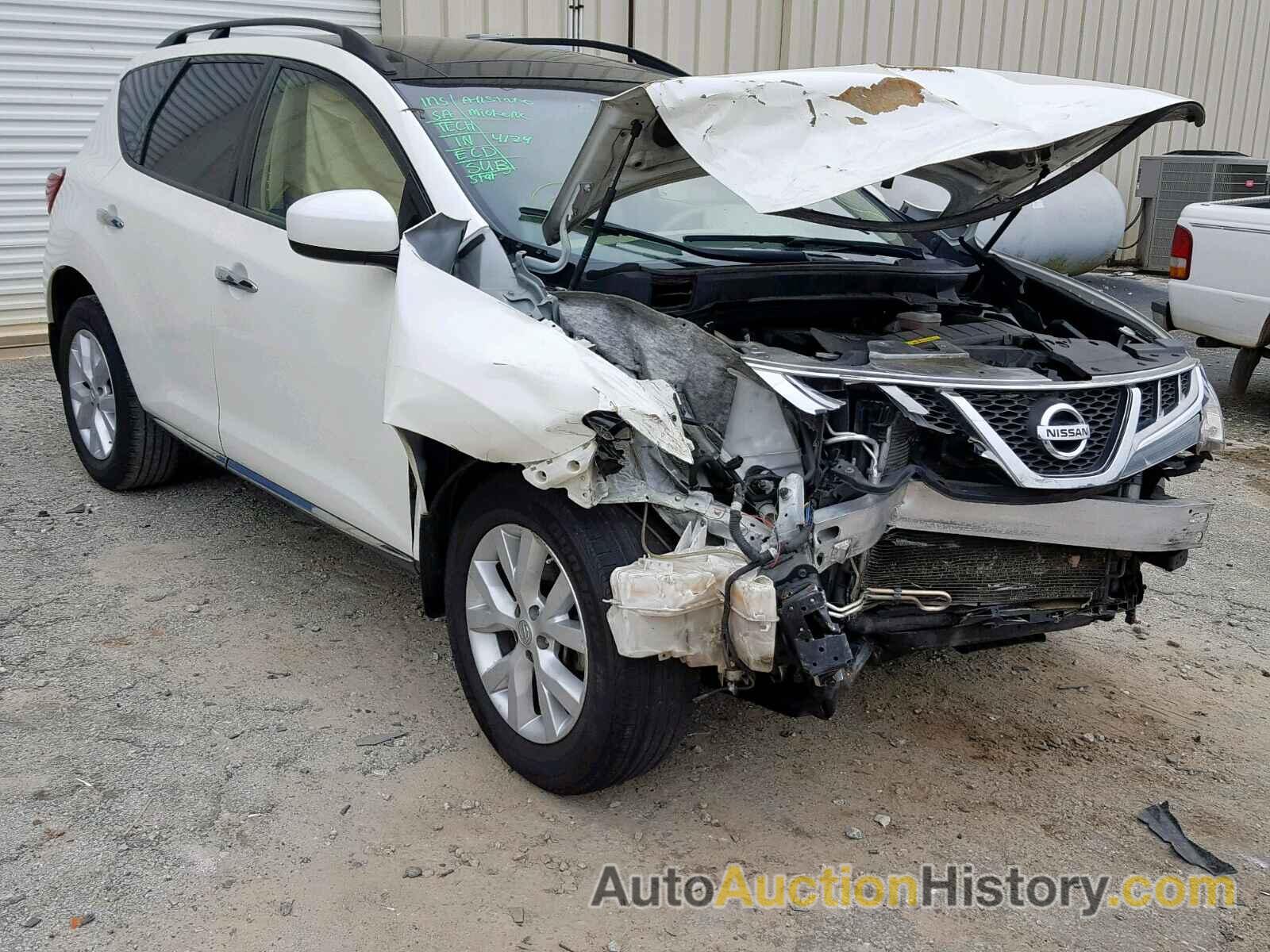 2014 NISSAN MURANO S S, JN8AZ1MU5EW400867