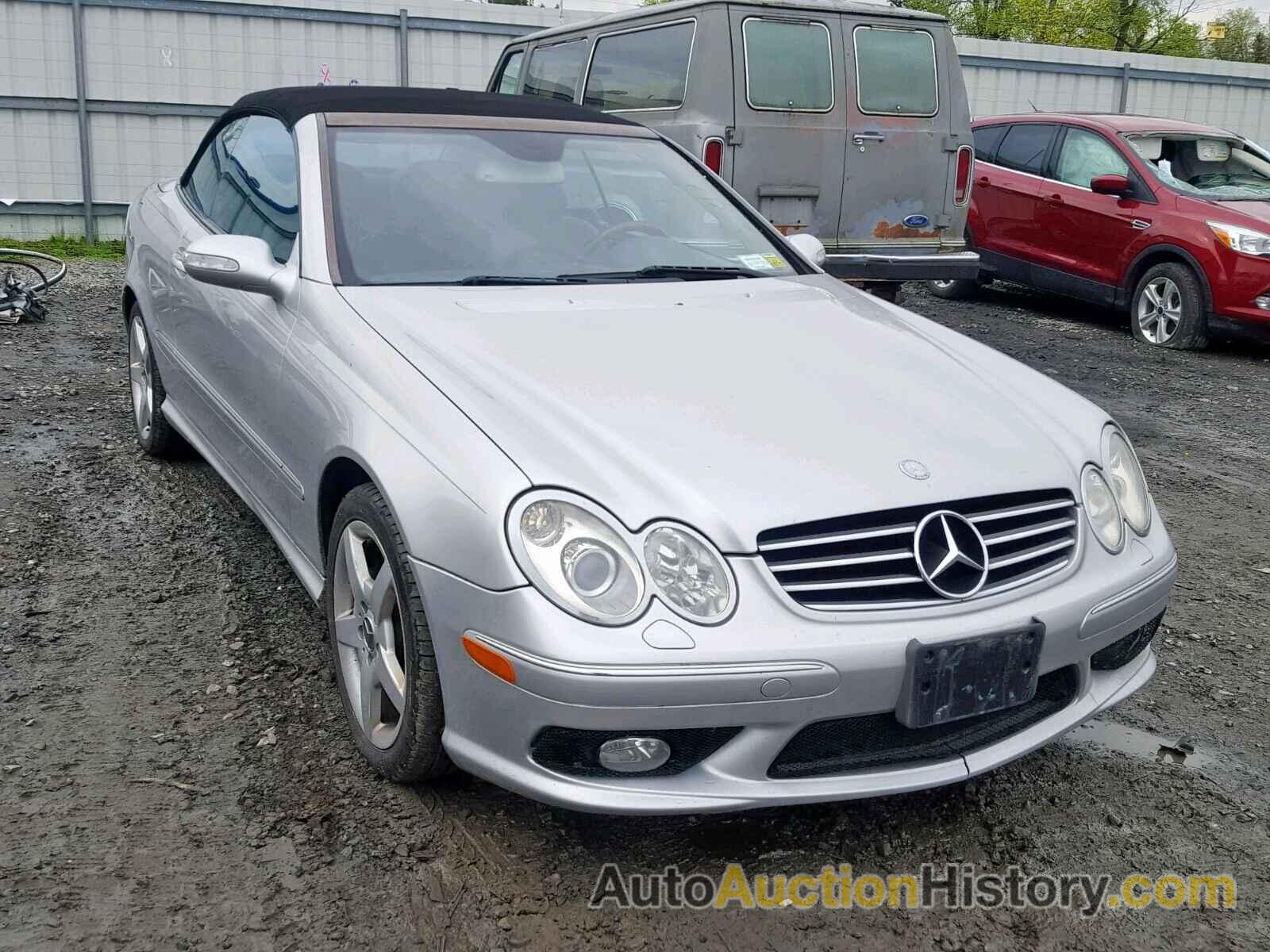 2005 MERCEDES-BENZ CLK 500, WDBTK75JX5F127987