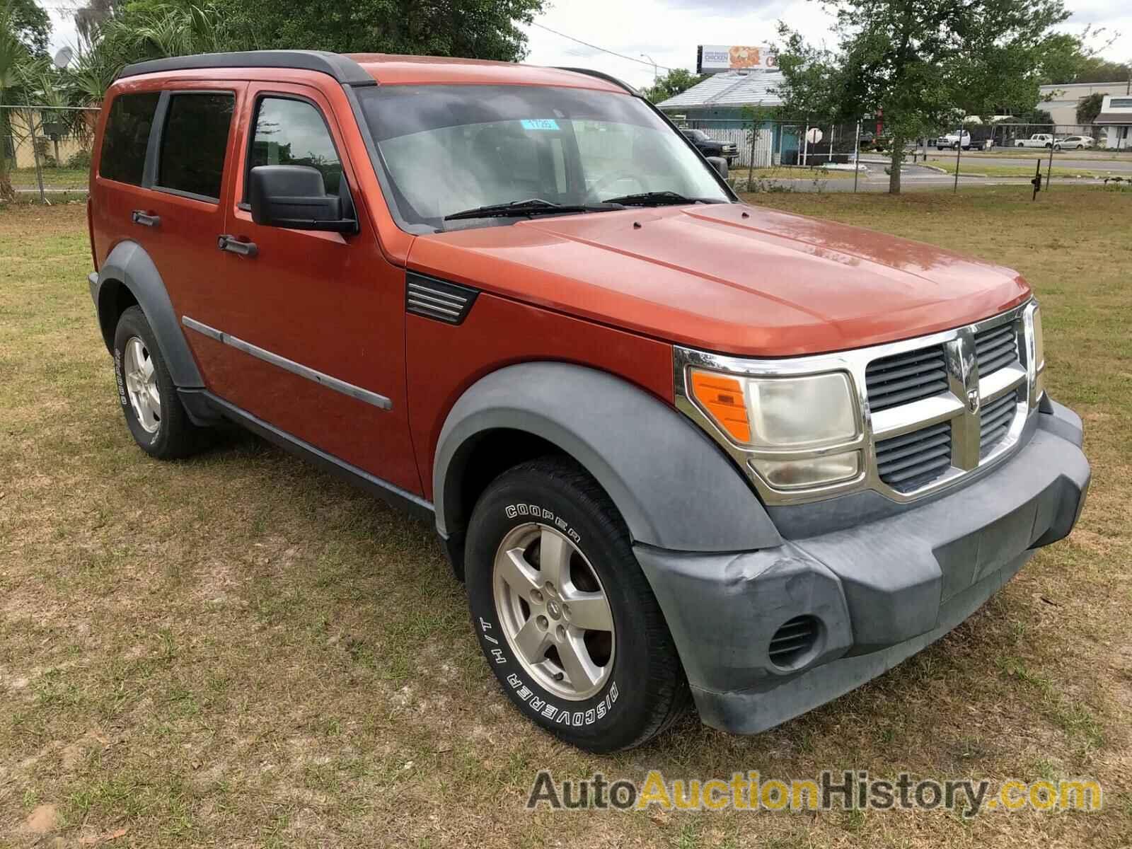 2007 DODGE NITRO SXT SXT, 1D8GT28K57W606300