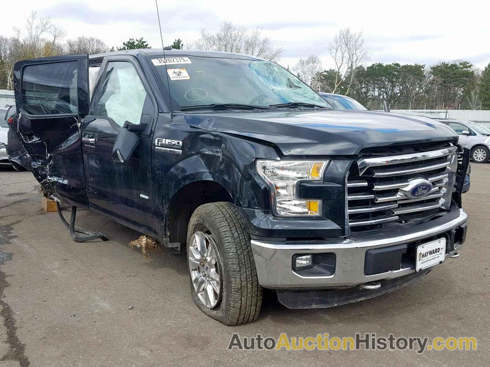 2016 FORD F150 SUPER SUPERCREW, 1FTEW1EP6GKE74050