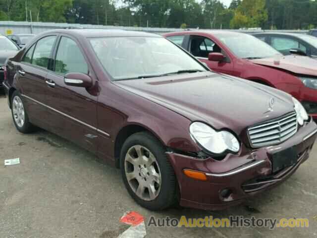 2006 MERCEDES-BENZ C280 4M AW, WDBRF92H16F788661