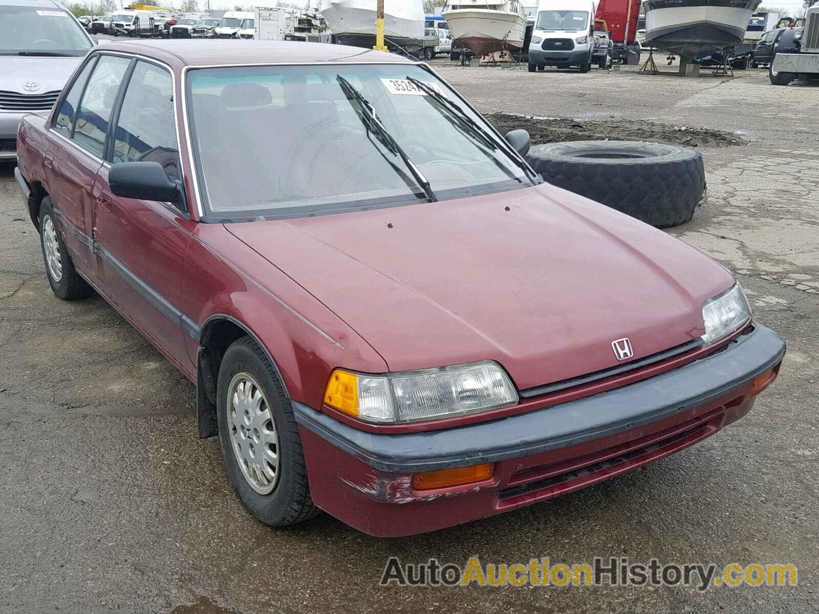 1989 HONDA CIVIC LX, 1HGED365XKA101902