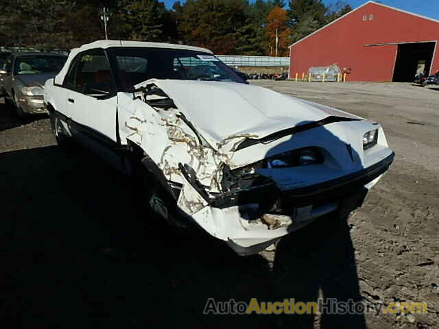 1986 PONTIAC SUNBIRD SE, 1G2JD6705G7559650