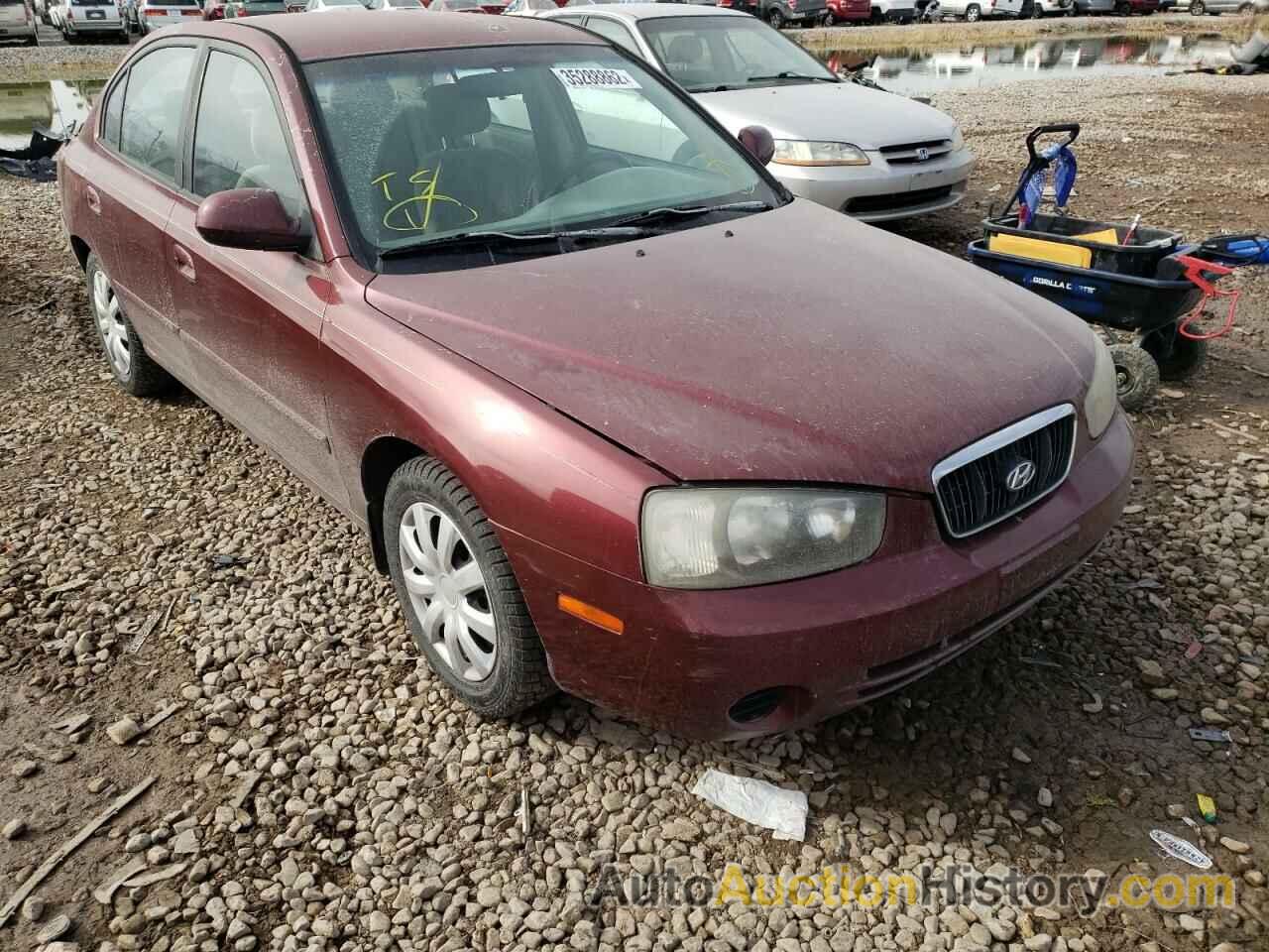 2001 HYUNDAI ELANTRA GLS, KMHDN45D61U191998