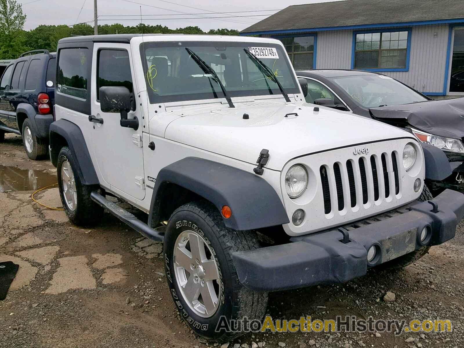 2014 JEEP WRANGLER SPORT, 1C4AJWAGXEL185924