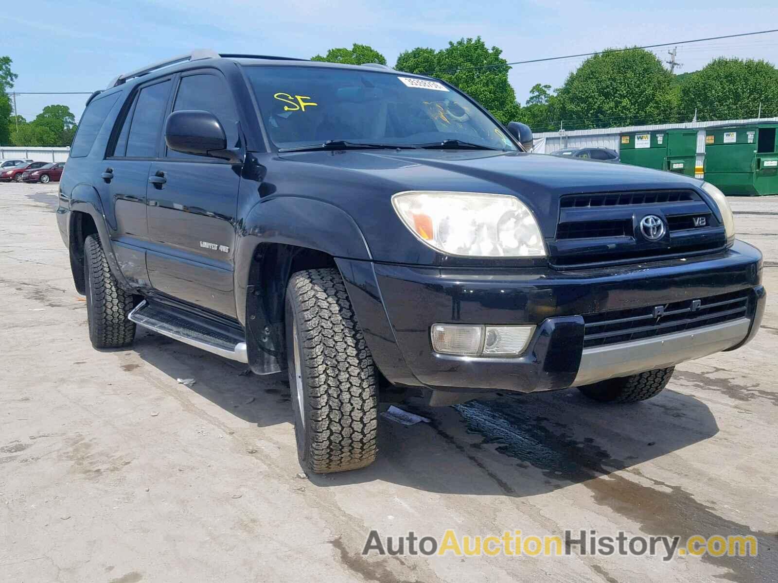 2004 TOYOTA 4RUNNER LIMITED, JTEBT17R740032357