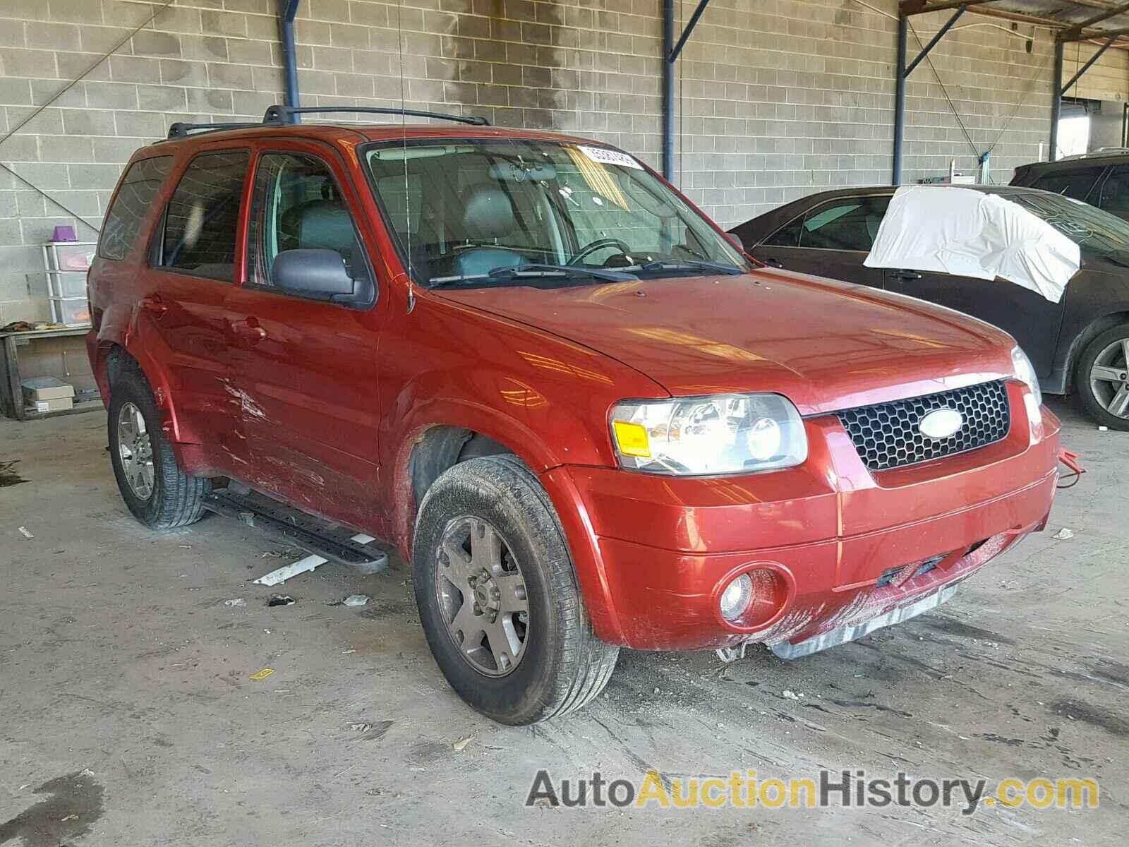 2005 FORD ESCAPE LIMITED, 1FMYU04195KD73507