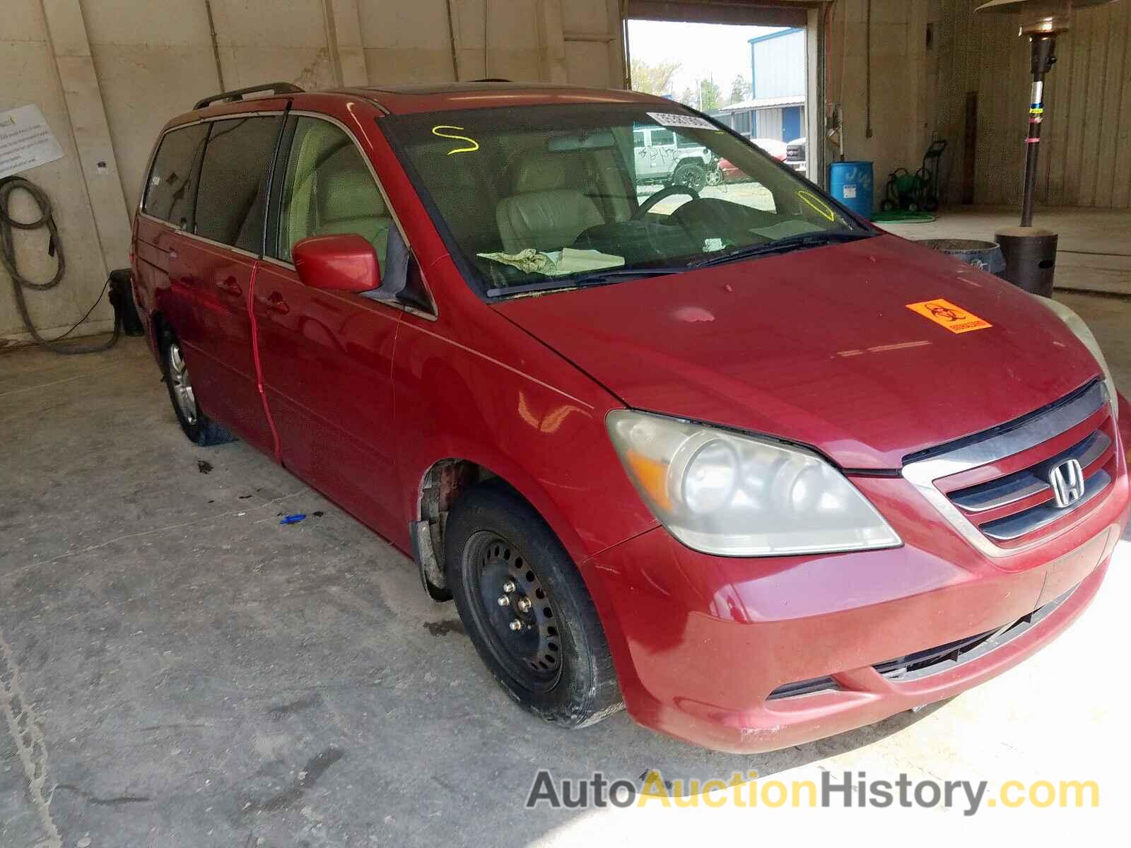 2005 HONDA ODYSSEY EX EXL, 5FNRL38635B419400