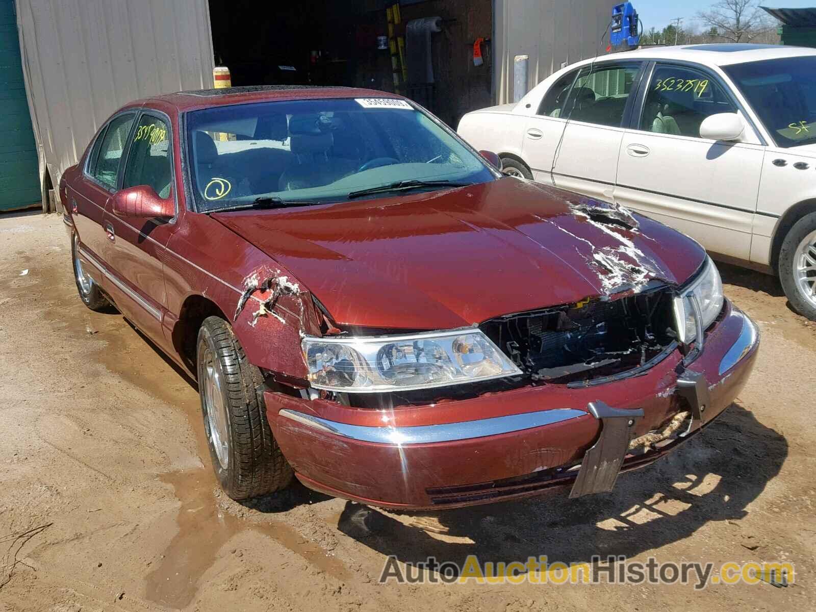 2002 LINCOLN CONTINENTAL, 1LNHM97VX2Y636373