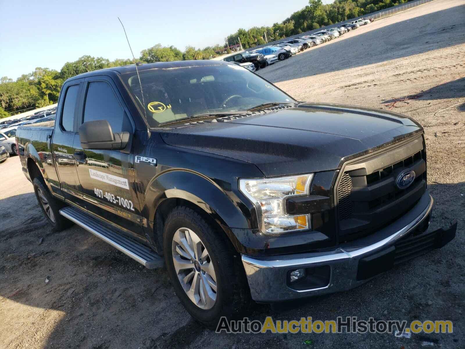 2016 FORD F150 SUPER CAB, 1FTEX1CF0GFB94074