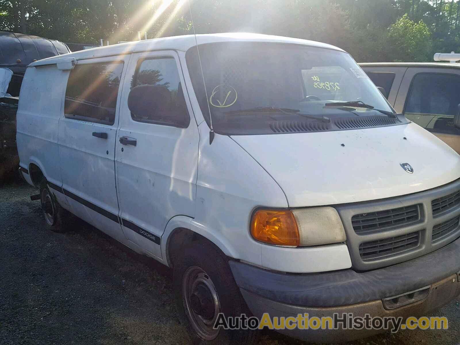 2000 DODGE RAM VAN B2500, 2B7JB21Z1YK143525