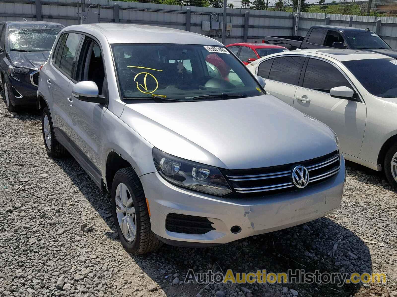 2014 VOLKSWAGEN TIGUAN S, WVGAV3AX4EW577018