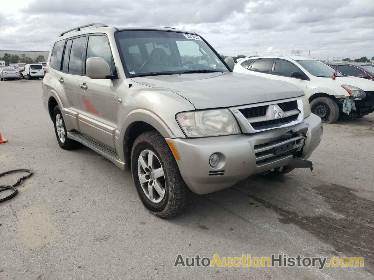 2006 MITSUBISHI MONTERO LIMITED, JA4MW51S76J002905