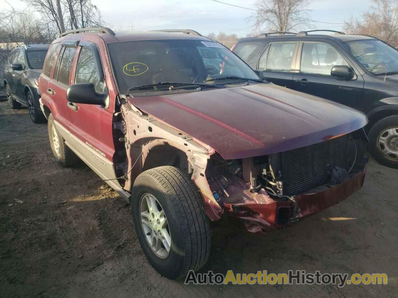 2002 JEEP CHEROKEE LAREDO, 1J8GW48S62C293276