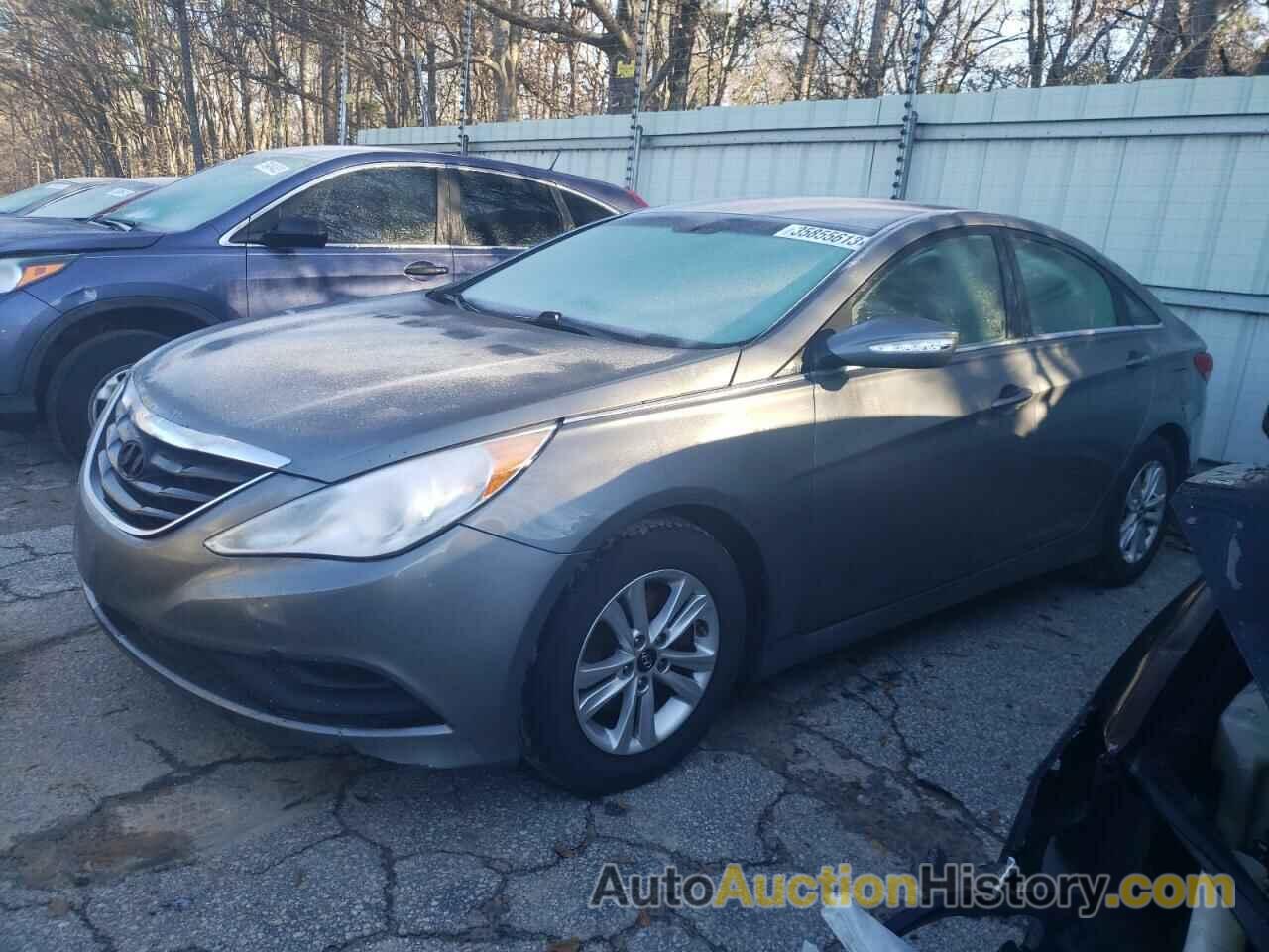 2014 HYUNDAI SONATA GLS, 5NPEB4AC7EH817718