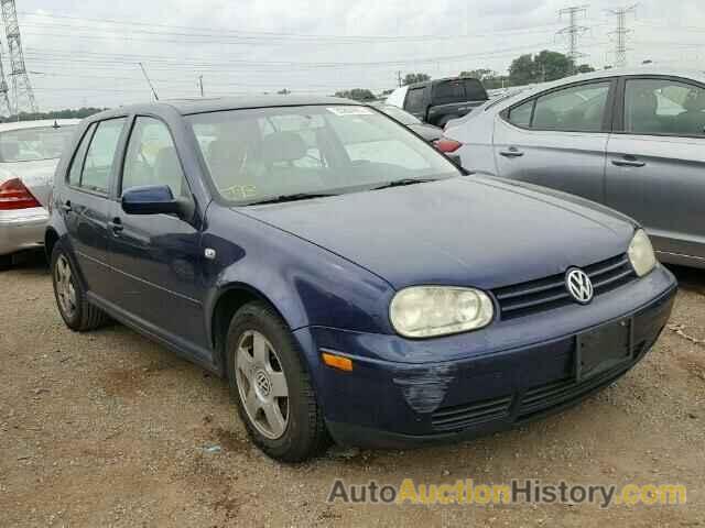 2001 VOLKSWAGEN GOLF GLS, 9BWGD61J414039526