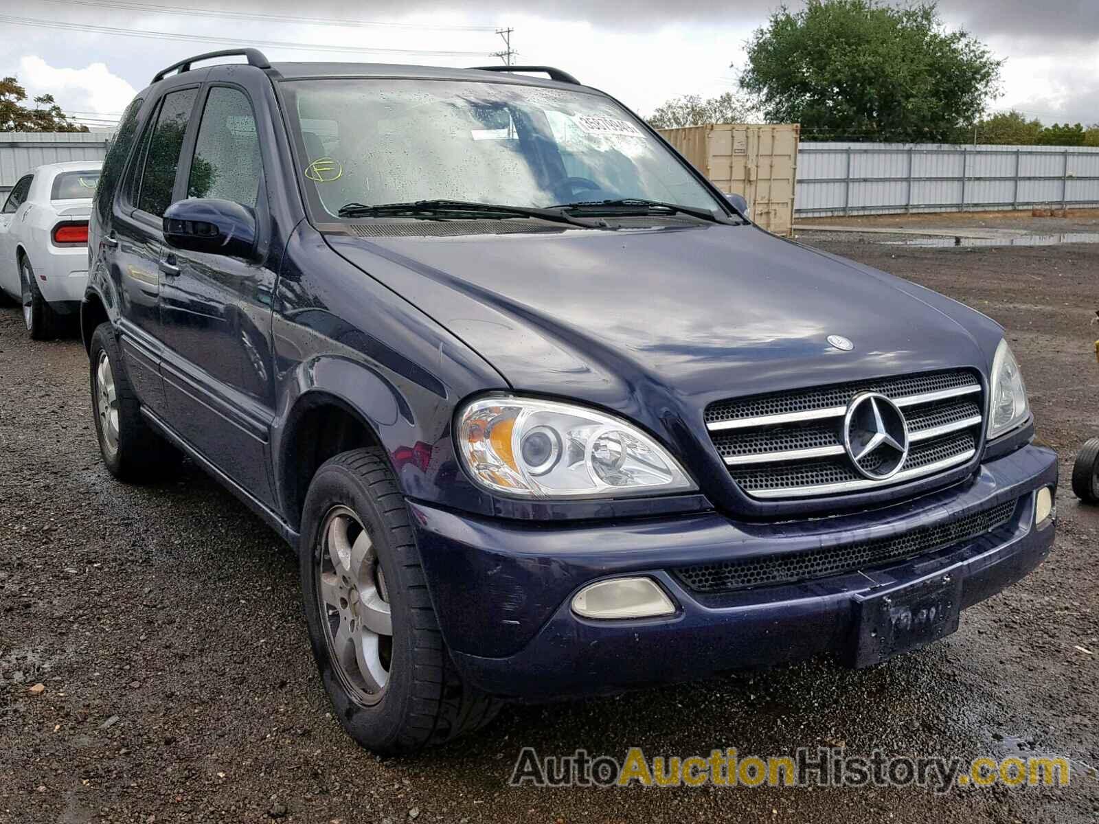 2004 MERCEDES-BENZ ML 500, 4JGAB75E34A464620