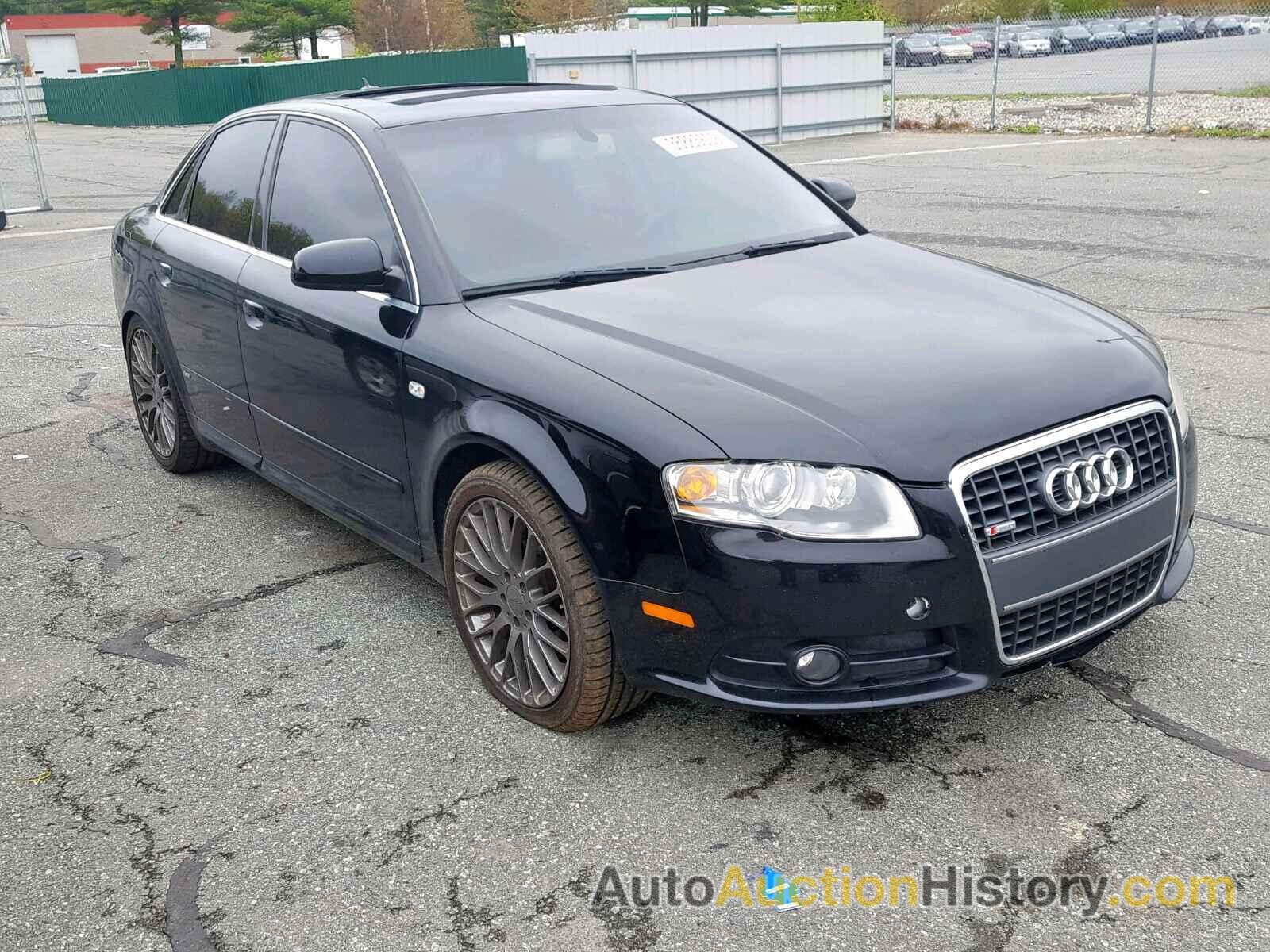 2008 AUDI A4 S-LINE 2.0T QUATTRO TURBO, WAUEF78E58A150346