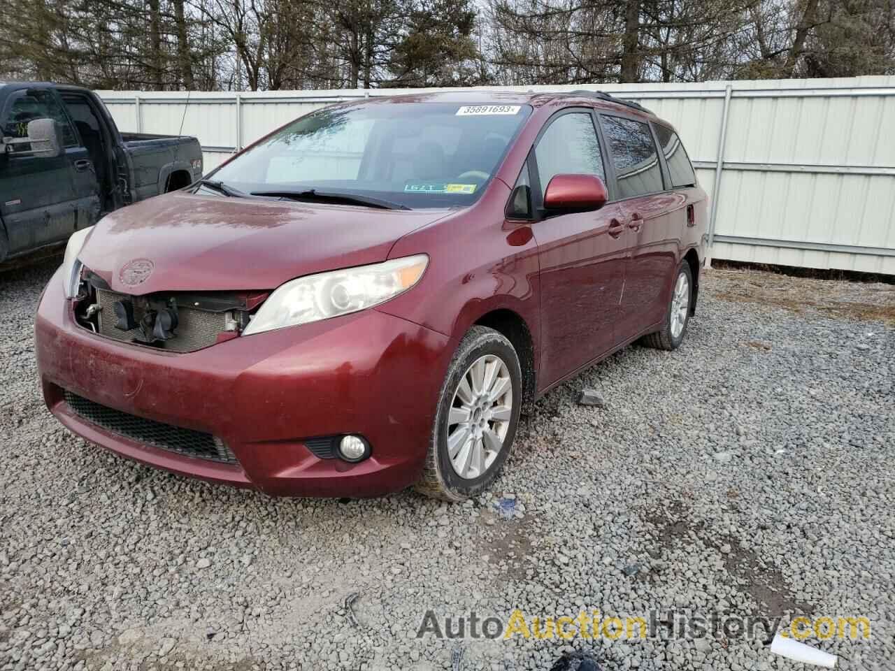 2012 TOYOTA SIENNA XLE, 5TDDK3DC0CS048374