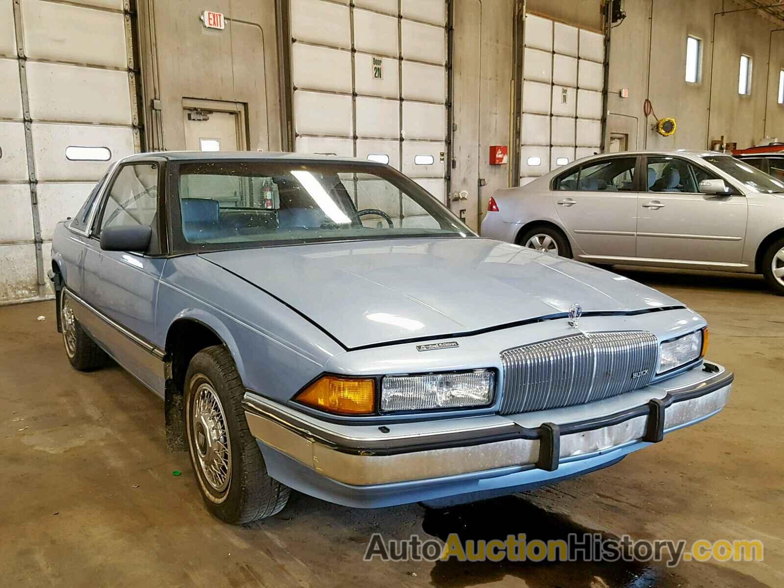 1989 BUICK REGAL LIMITED, 2G4WD14T7K1459327