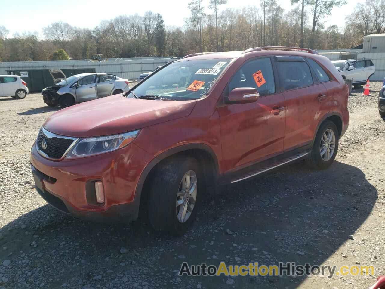 2014 KIA SORENTO LX, 5XYKT3A68EG488393