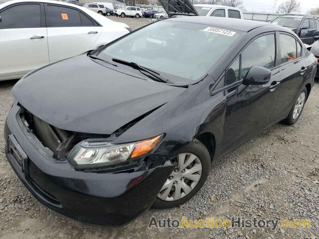 2012 HONDA CIVIC LX, 2HGFB2F58CH569649