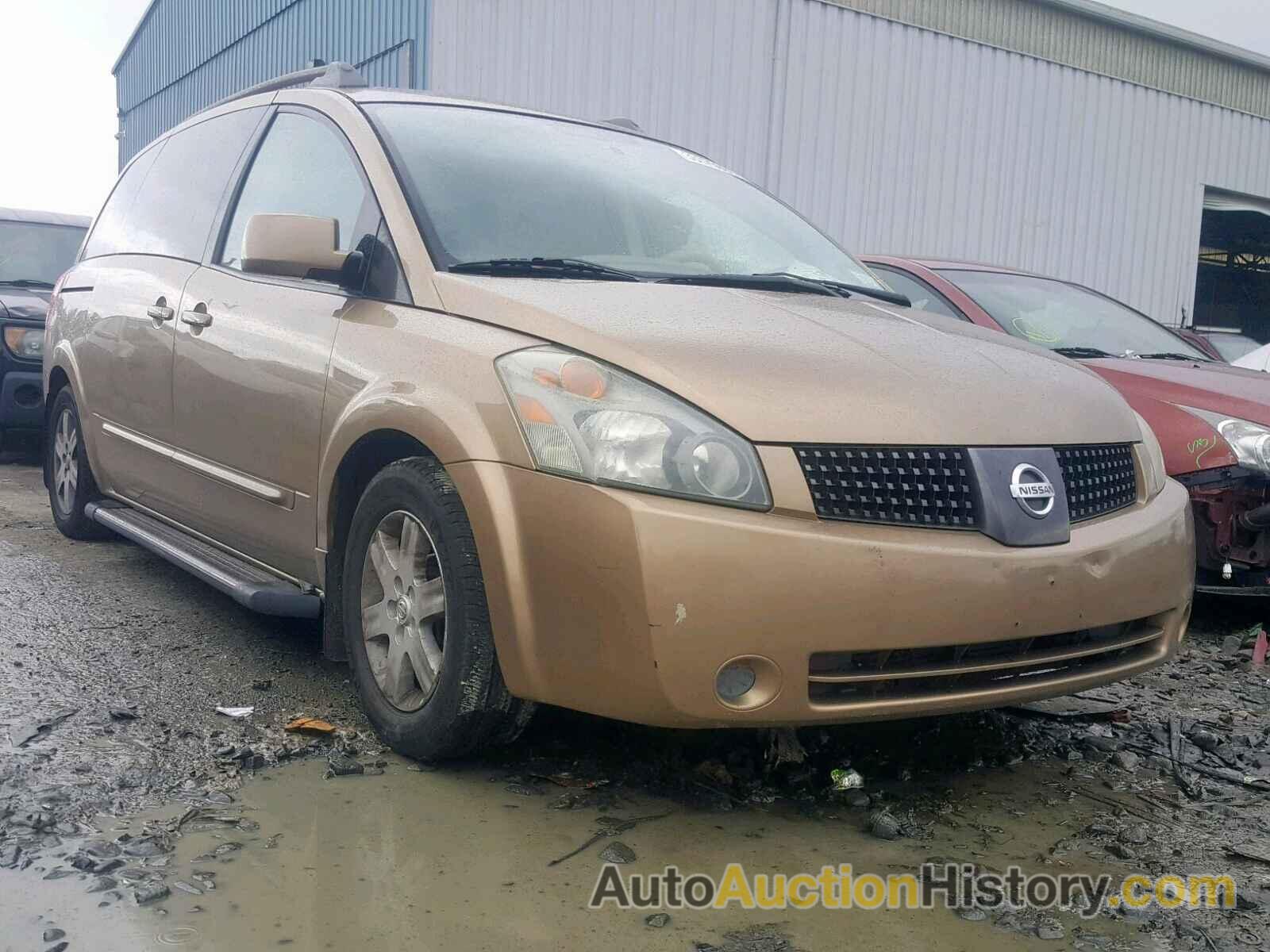 2004 NISSAN QUEST S, 5N1BV28U84N325609