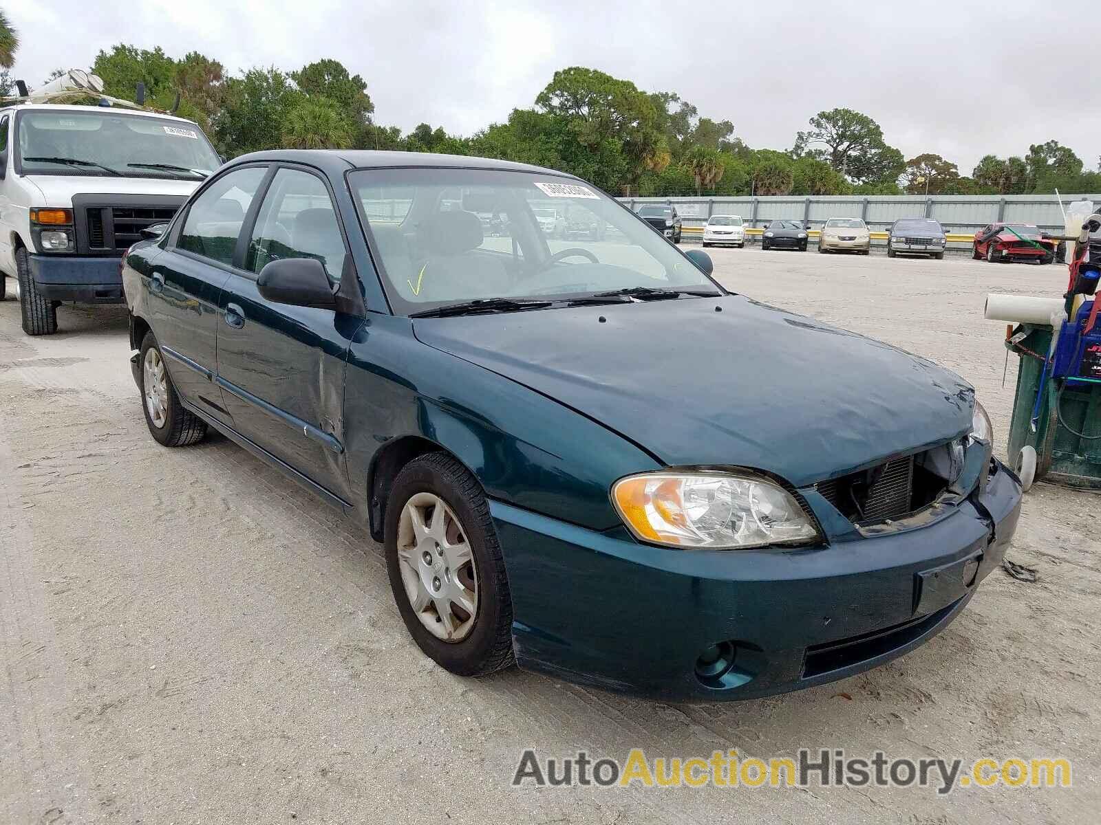 2003 KIA SPECTRA BA BASE, KNAFB121635218982