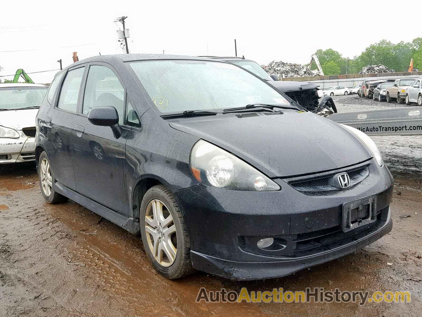 2008 HONDA FIT SPORT, JHMGD38618S057898