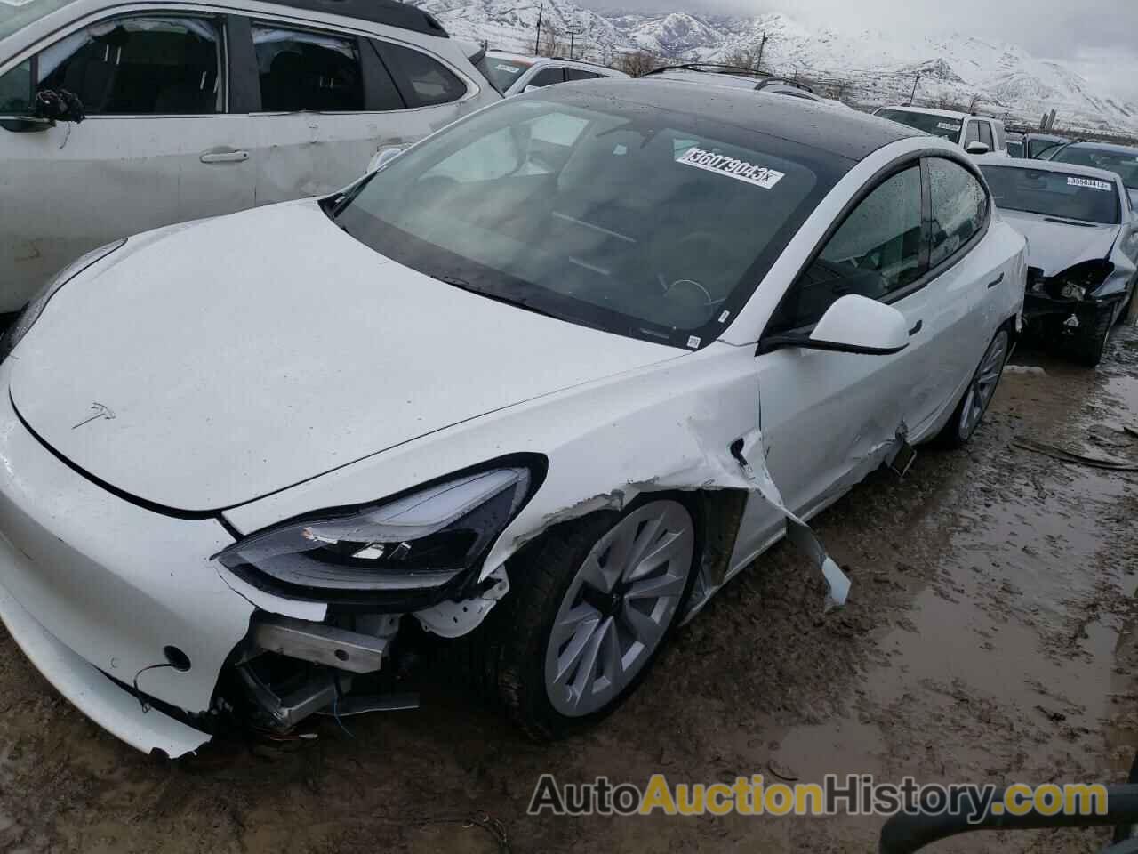 2022 TESLA MODEL 3, 5YJ3E1EAXNF371388