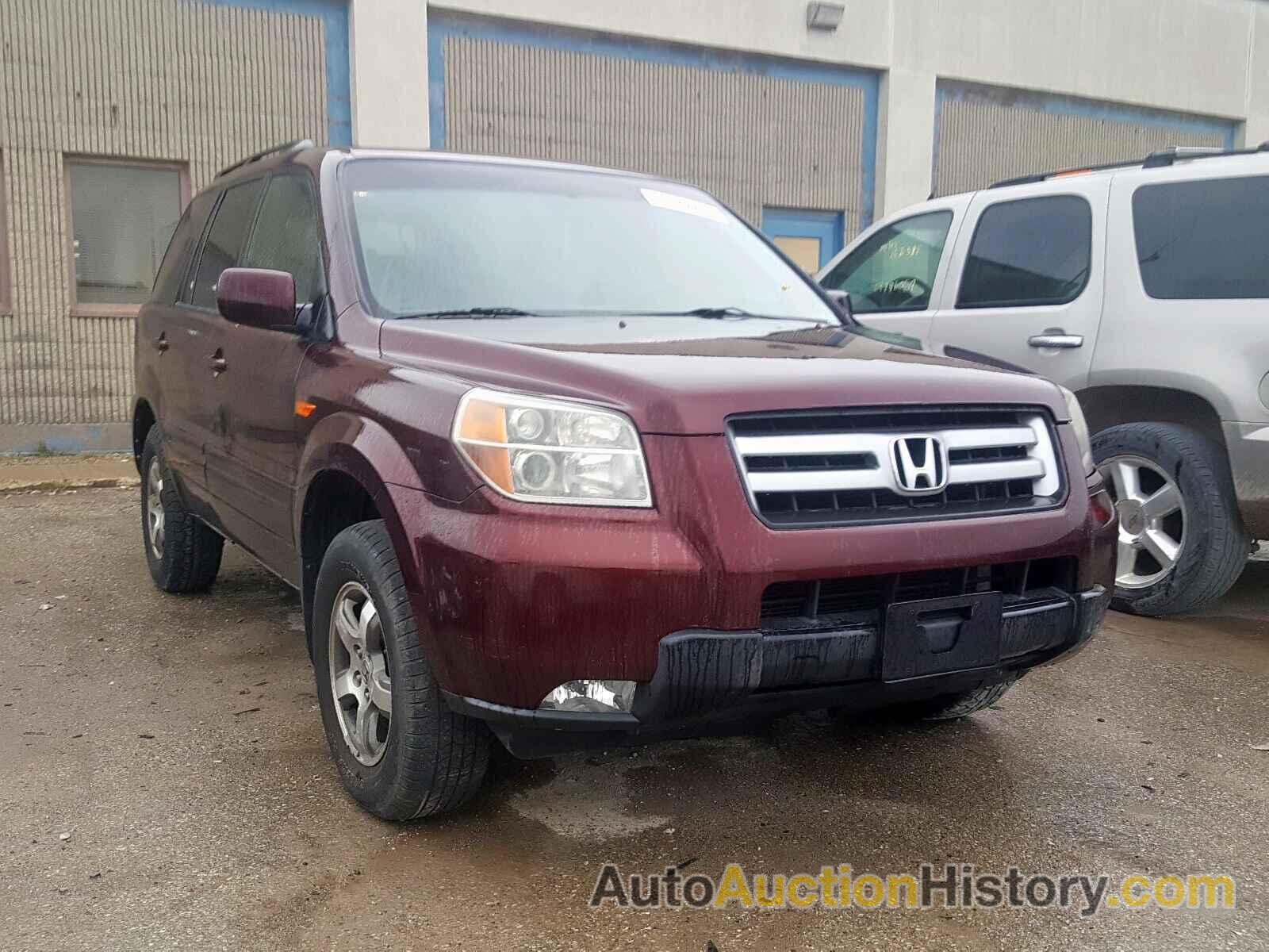 2008 HONDA PILOT EX EX, 5FNYF18488B026809