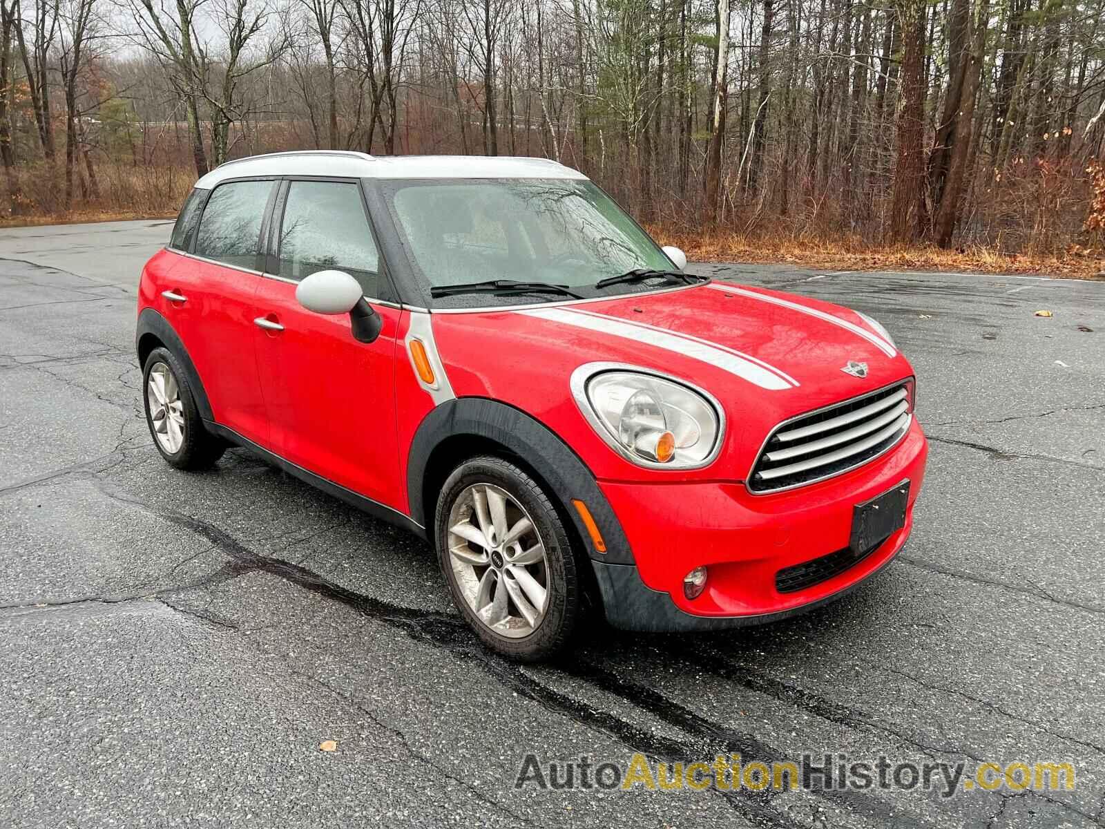 2012 MINI COOPER COUNTRYMAN, WMWZB3C54CWM30039