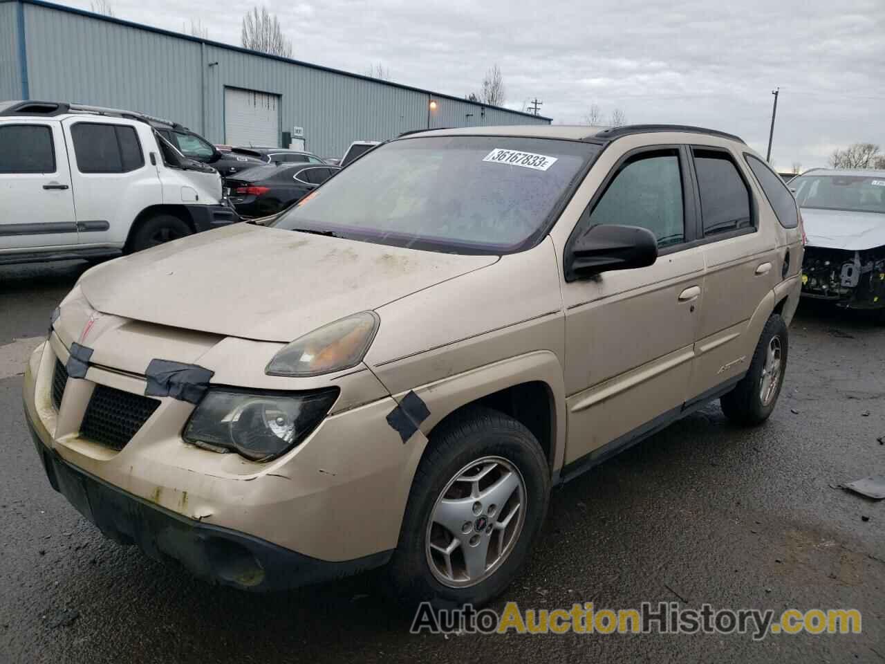 2003 PONTIAC AZTEK, 3G7DB03E63S598285