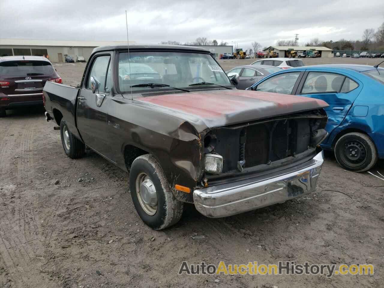 1991 DODGE D SERIES D150, 1B7GE16X6MS317835