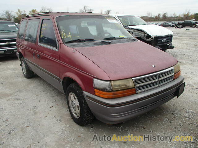 1991 DODGE CARAVAN SE, 2B4GK45R9MR165688