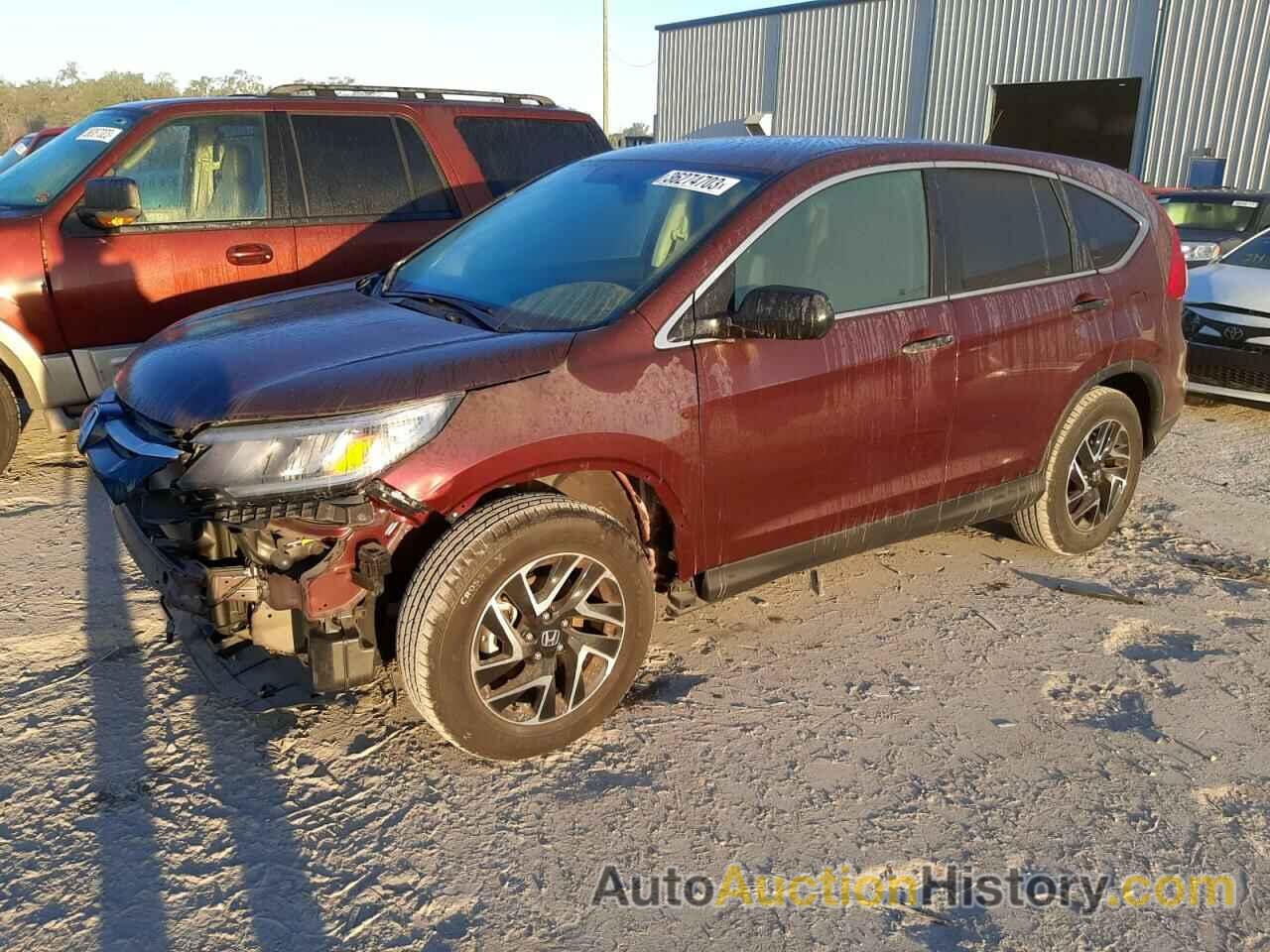 2016 HONDA CRV SE, 5J6RM3H49GL027169