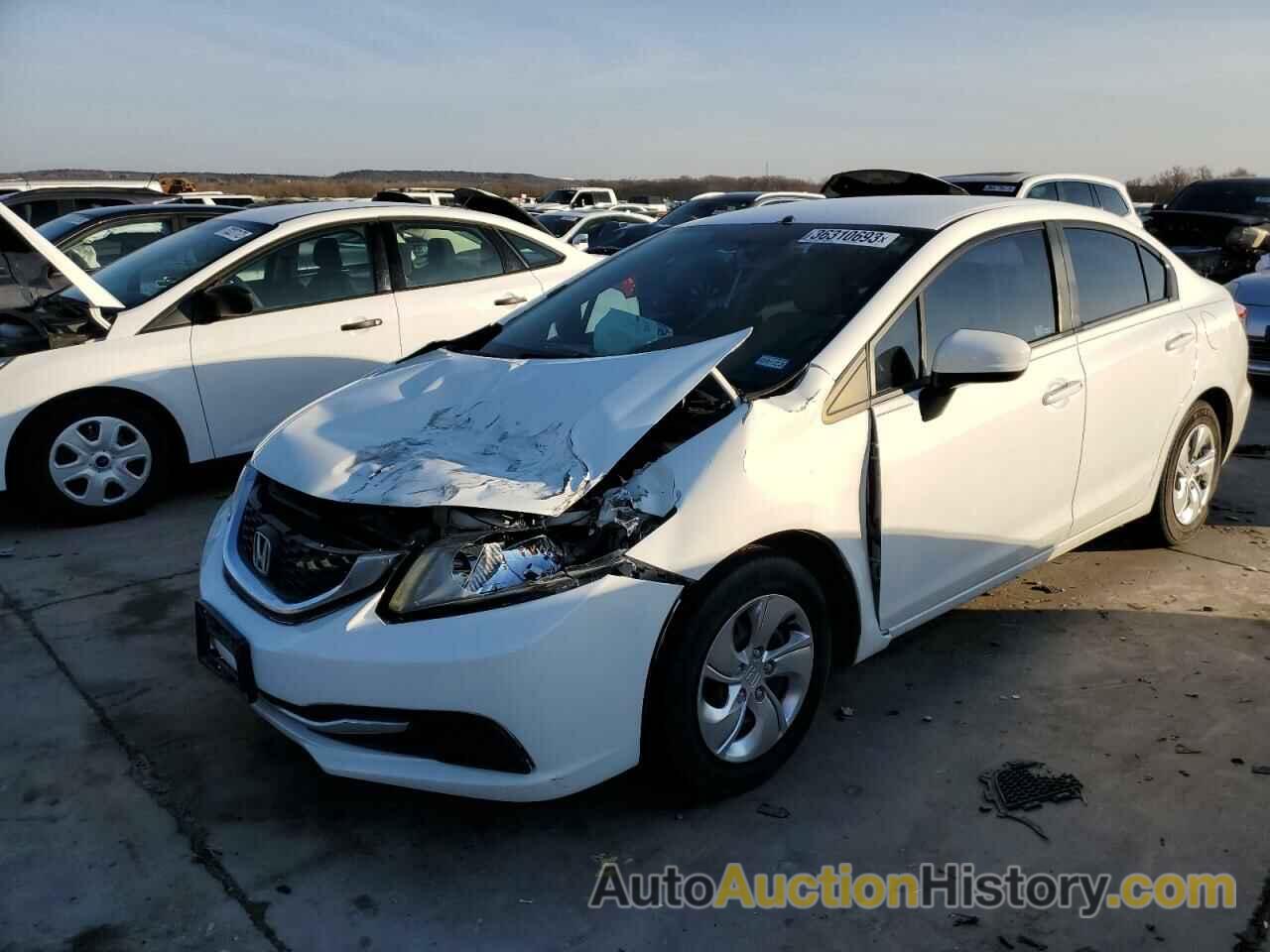 2014 HONDA CIVIC LX, 19XFB2F56EE062696