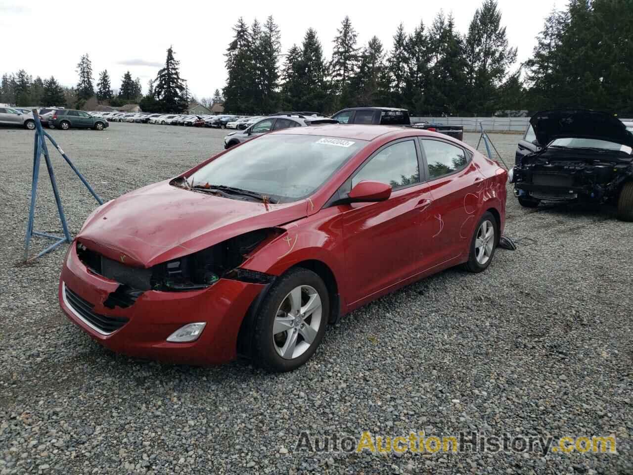 2013 HYUNDAI ELANTRA GLS, KMHDH4AE0DU711137