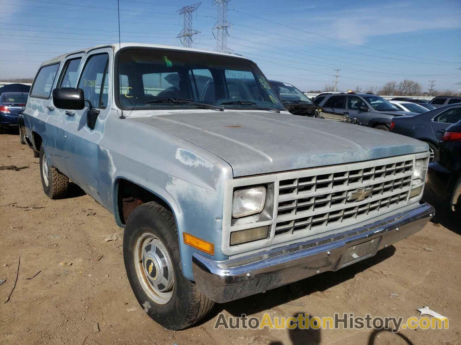 1991 CHEVROLET SUBURBAN R2500, 1GNGR26K8MF145130