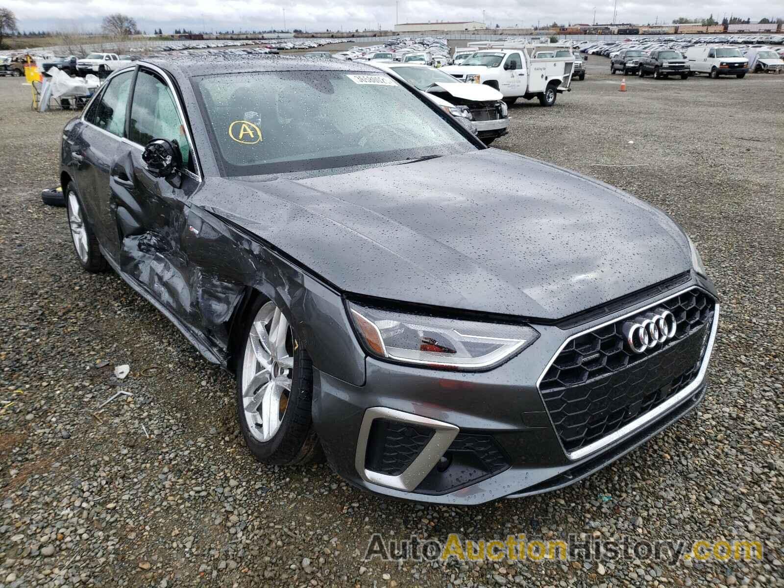 2020 AUDI A4 PREMIUM, WAUDNAF49LA057473