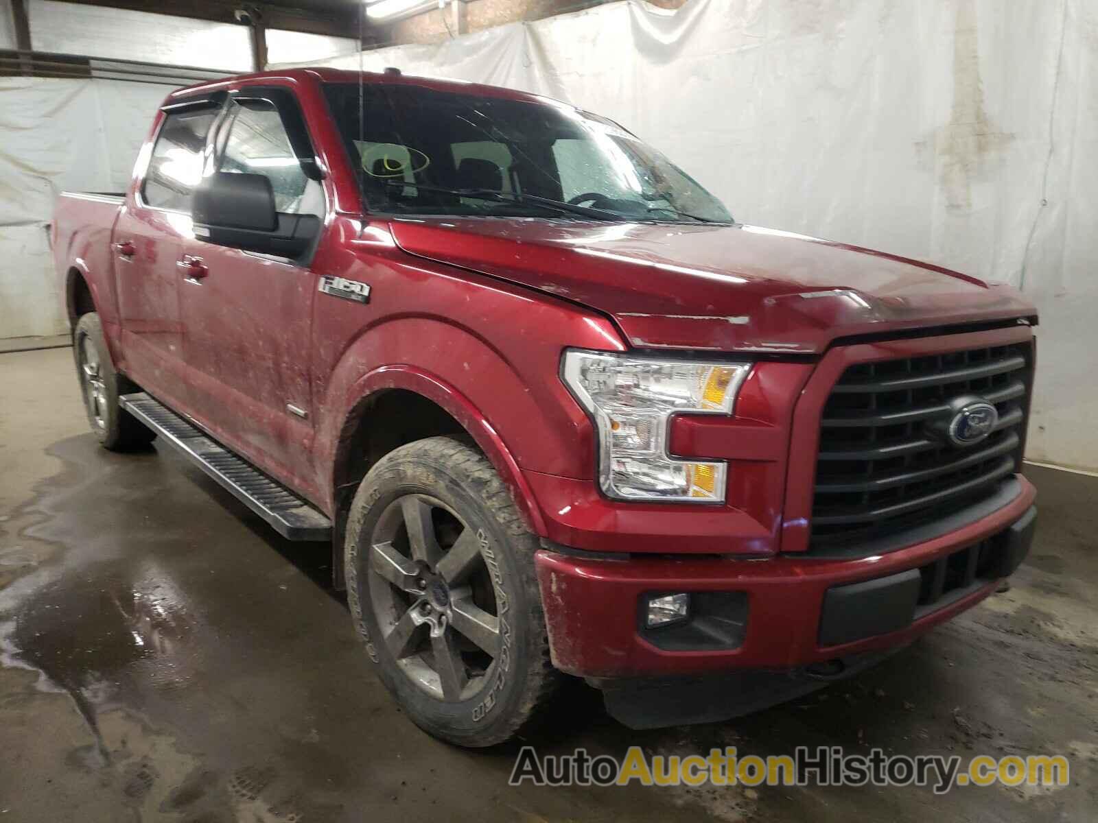 2016 FORD F150 SUPERCREW, 1FTEW1EP8GKF87966